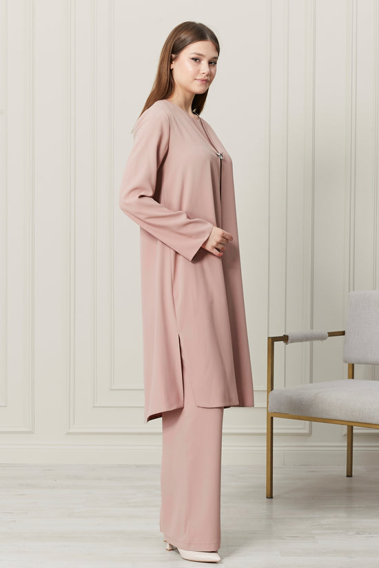 Gucci Kumaş Broş Detaylı Pantolonlu 3lü Takım-5143