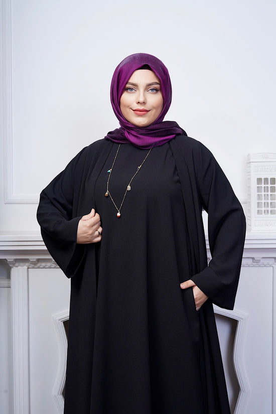 Double Krep Doğal Taş Kolyeli İkili Takım-5139