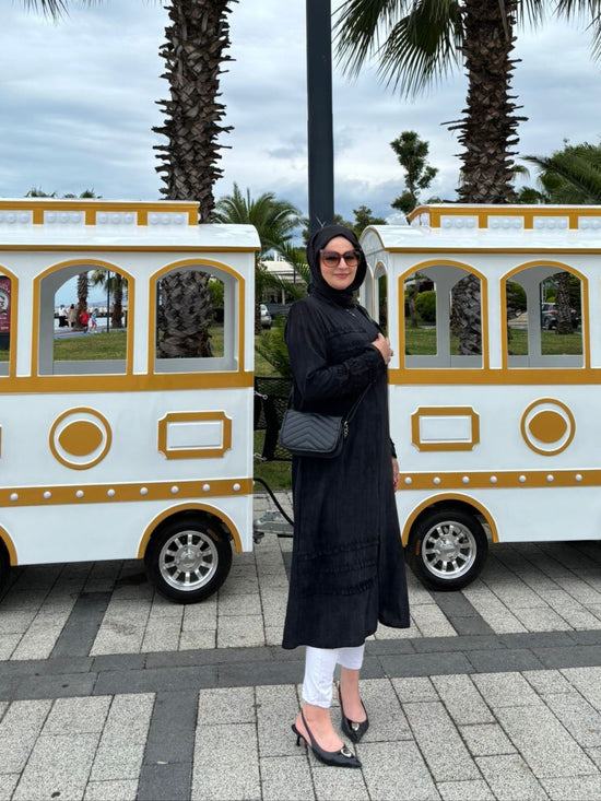 Batik çilek-fırfır detaylı fermuarlı araboy-6070