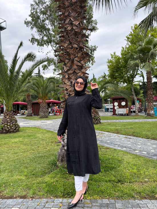 Batik çilek-fırfır detaylı fermuarlı araboy-6070