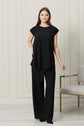 Gucci Kumaş Broş Detaylı Pantolonlu 3lü Takım-5143