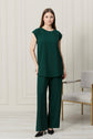 Gucci Kumaş Broş Detaylı Pantolonlu 3lü Takım-5143