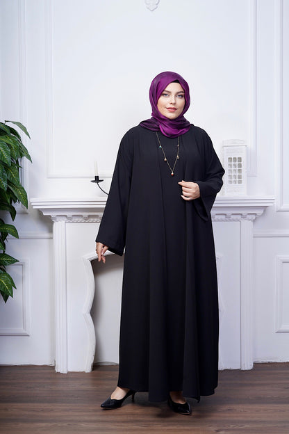 Double Krep Doğal Taş Kolyeli İkili Takım-5139