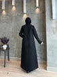 Oval Cepli Patlı Fermuarlı Detaylı Örme Kaşe Pardesü-5146