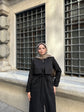 6080-Cepkenli Fermuarlı Beli Büzgülü Araboy Trench