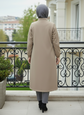 Fermuarlı su itici özellikli trench araboy -6078