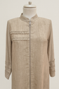 Batik çilek-fırfır detaylı fermuarlı ferace-6076