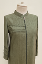 Batik çilek-fırfır detaylı fermuarlı ferace-6076