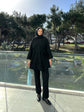 Fitilli süet pantolon tunik 2&