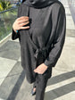 Fitilli süet pantolon tunik 2&