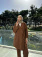 Fitilli süet pantolon tunik 2&