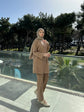 Fitilli süet pantolon tunik 2&