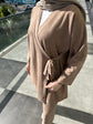 Fitilli süet pantolon tunik 2&