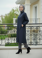 Fermuarlı su itici özellikli trench araboy -6078