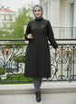 Fermuarlı su itici özellikli trench araboy -6078